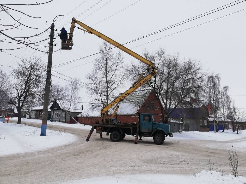 В Сердобске восстановили освещение на улице Саратовской