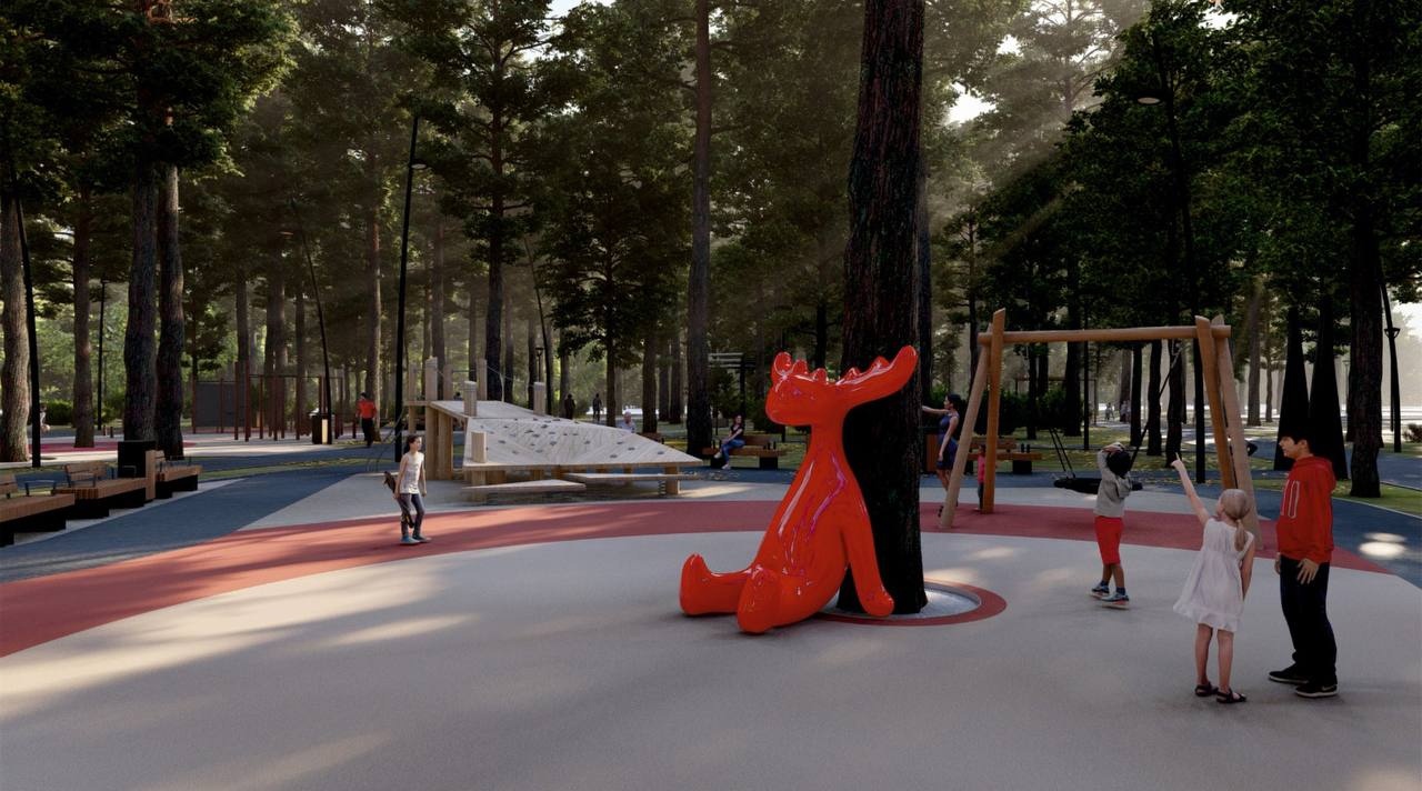 В Заречном к сентябрю откроют новый сквер под названием «Юбилейный»