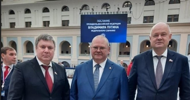 Олег Мельниченко и Вадим Супиков присутствовали на послании президента РФ Федеральному собранию