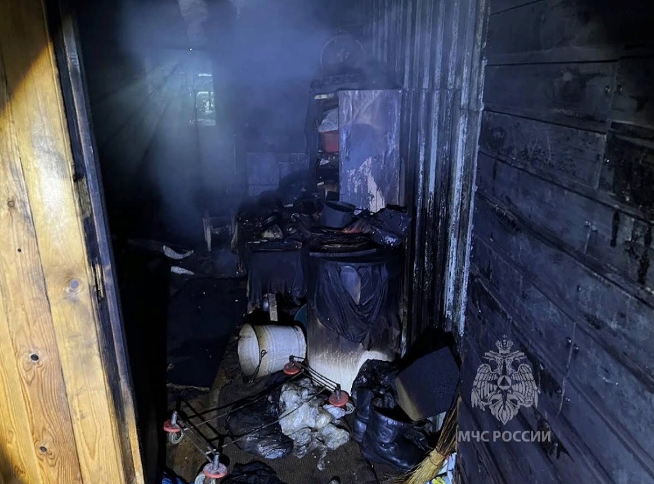 В Пензе в деревянном двухэтажном доме сгорел мужчина