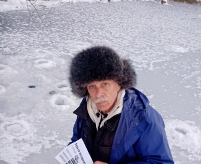 Кузнецким рыбакам напомнили о мерах безопасности на льду