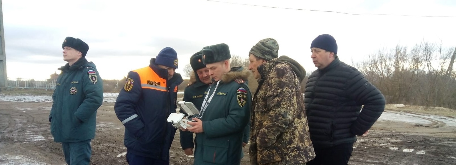 В Сердобском районе за уровнем воды в реке следят при помощи коптера