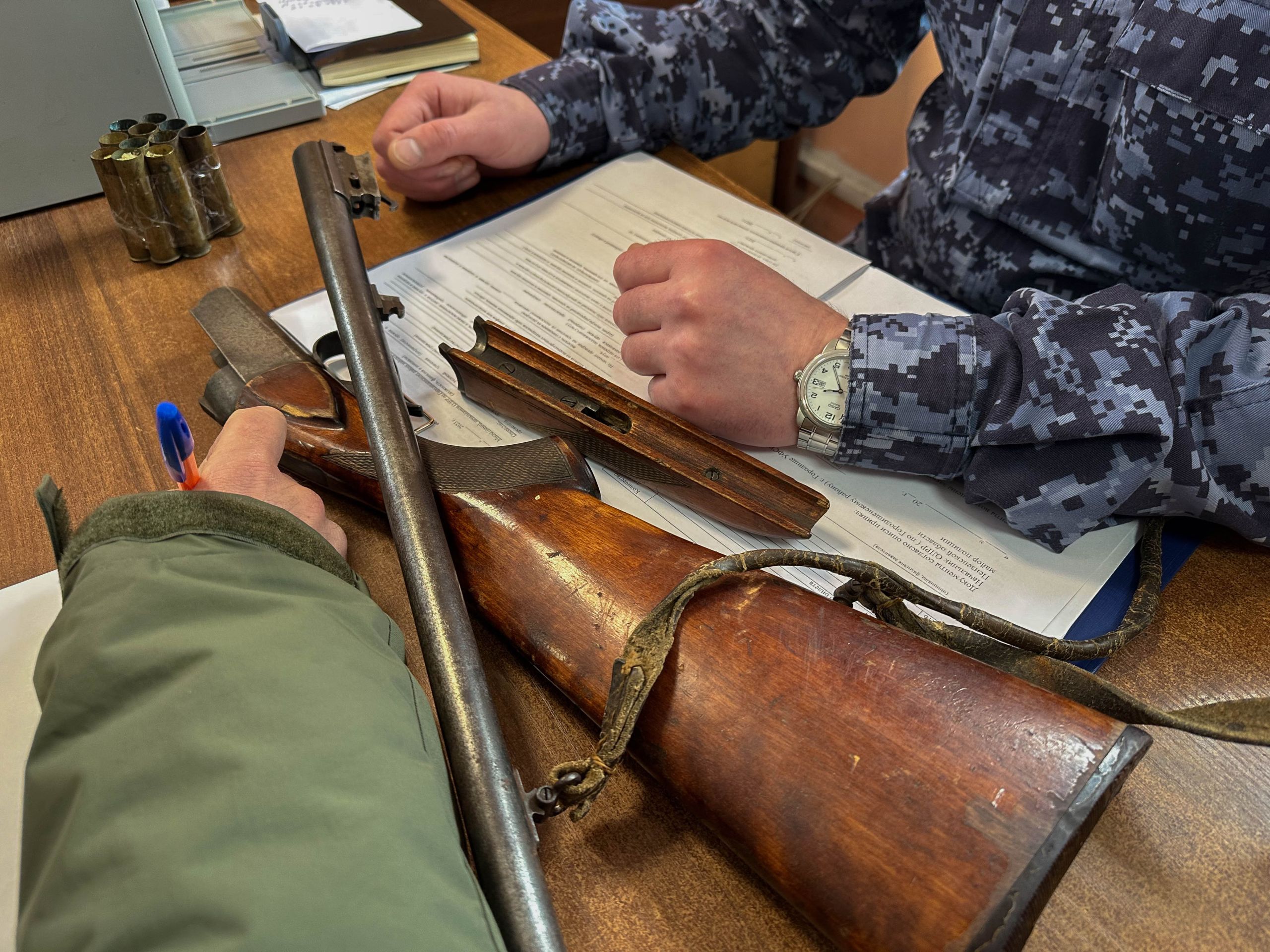 В Бессоновском районе житель может получить вознаграждение за ружье покойного деда