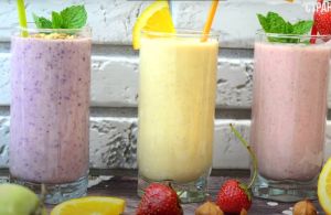 Готовим банановый смузи с овсяными хлопьями на завтрак