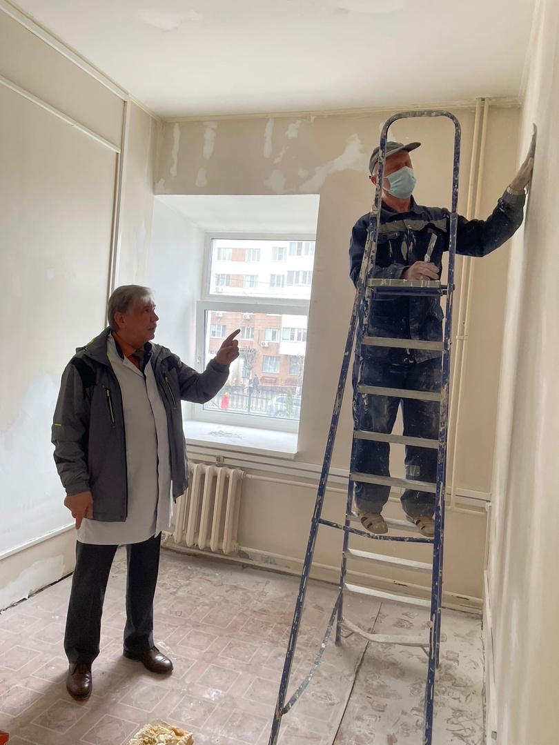 Пензенский областной центр специвидов медицинской помощи начал ремонт поликлинического подразделения