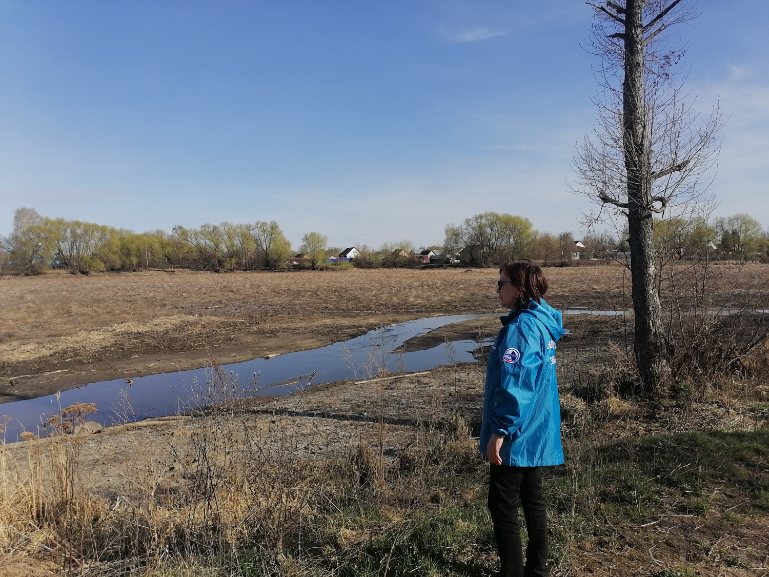 В Бессоновском районе расчищают ложе пруда на реке Инра