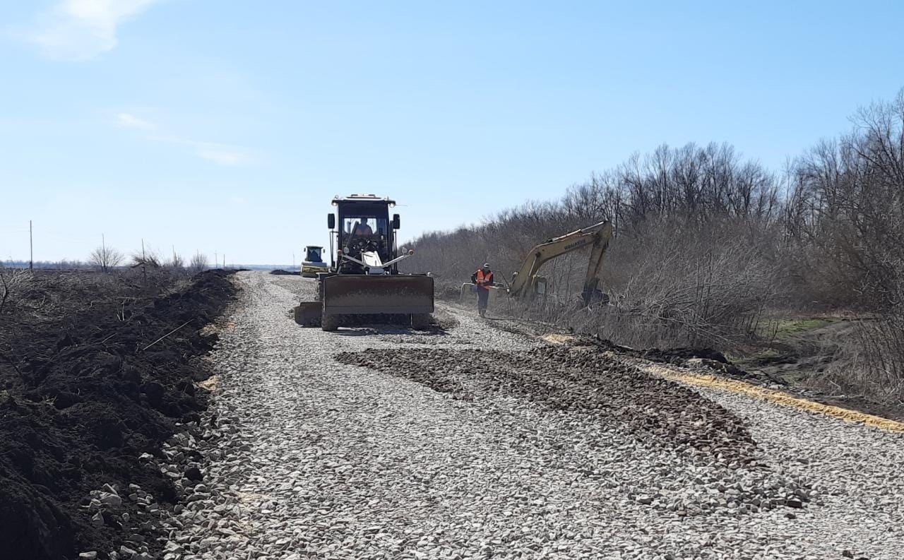 В Сердобском районе идёт ремонт автомобильной дороги