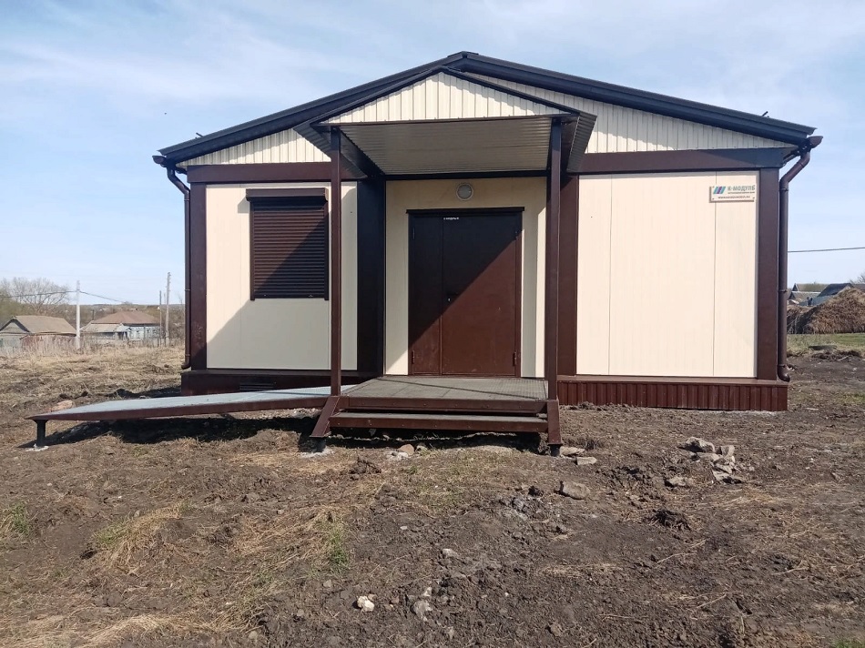 В Малосердобинском районе завершили установку ФАПа