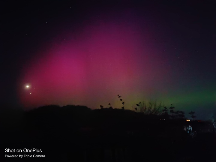 Жители Пензенской области увидели северное сияние