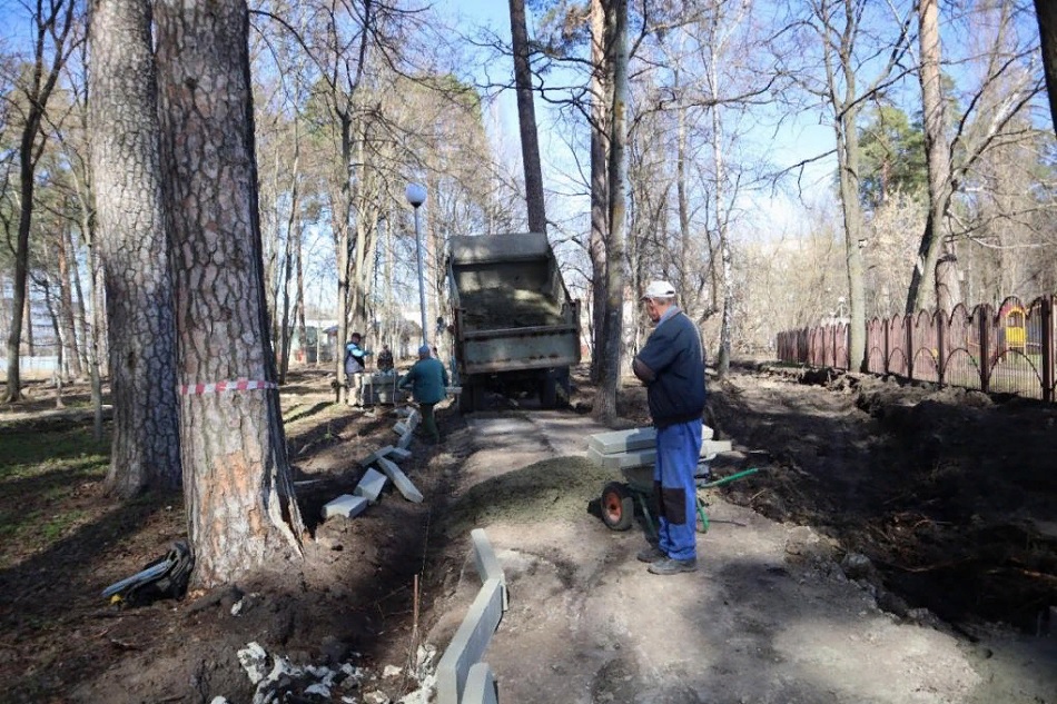 В Заречном приступили к благоустройству сквера «Юбилейный»