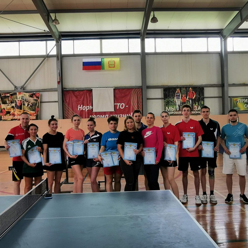 Команда «Дионис» разгромила соперников на первенстве Пензы по настольному теннису