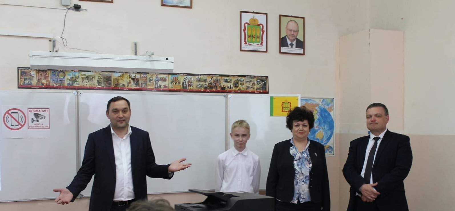 Министр образования Пензенской области Алексей Комаров осмотрел лицей в городе Сердобске