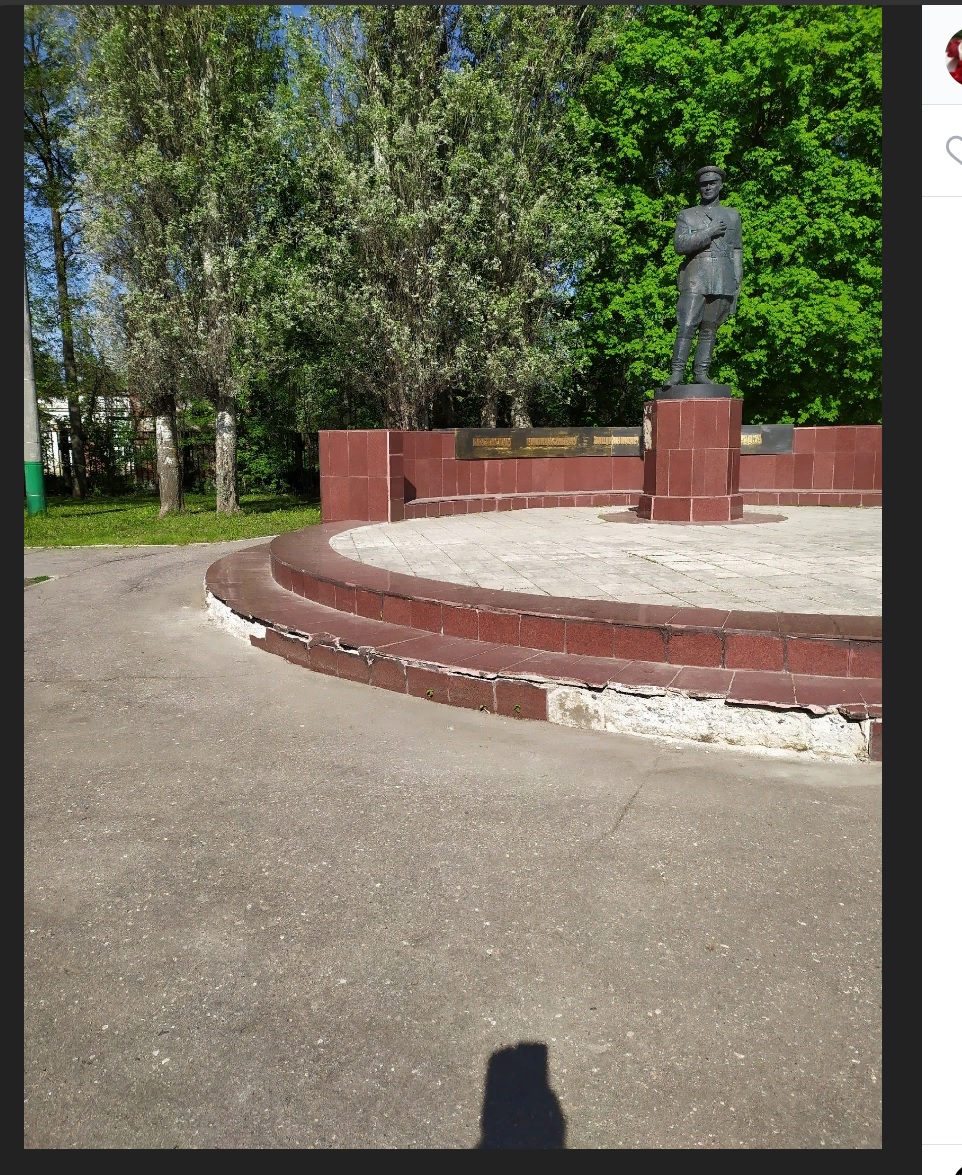 В Пензе после жалобы отремонтируют памятник «Милиционер»