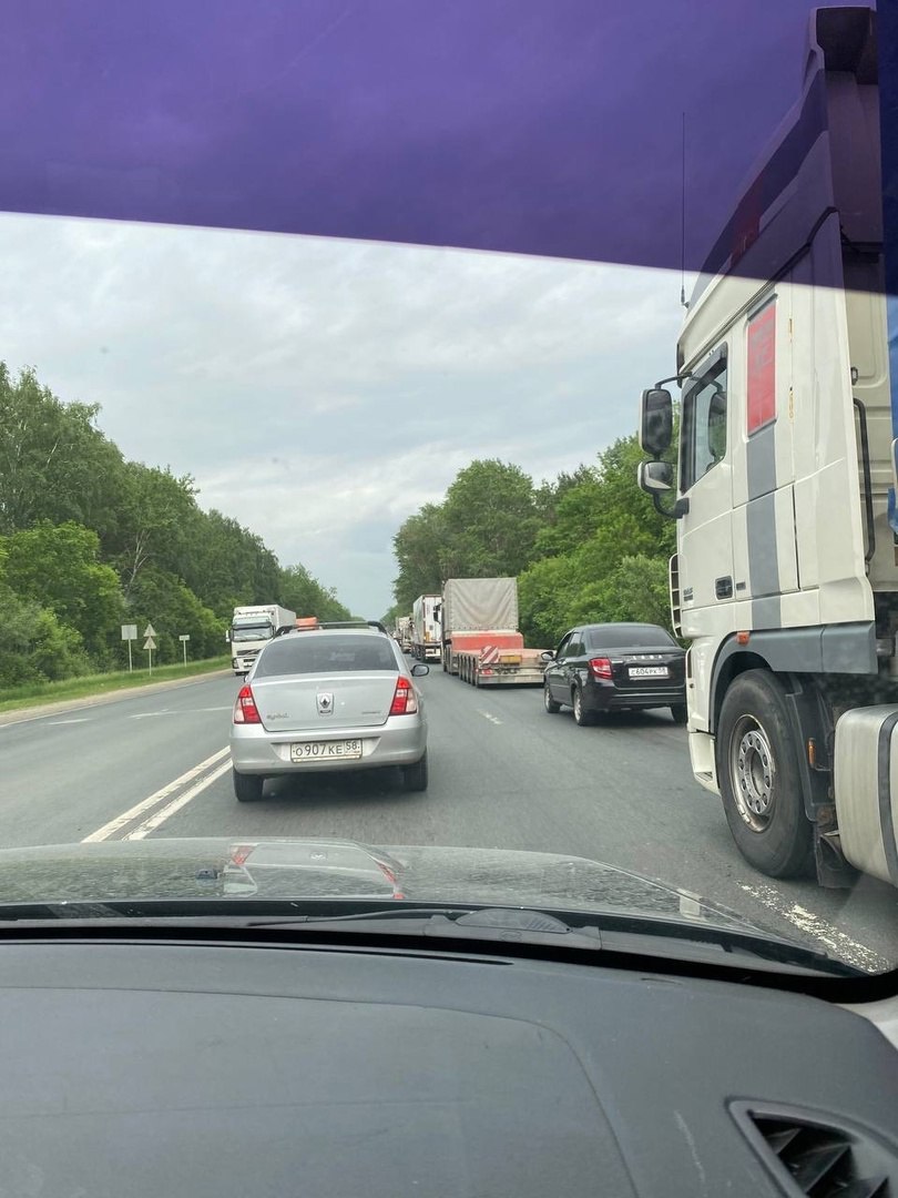 Пензенцы винят новую разметку в заторах на трассе рядом с Чемодановкой