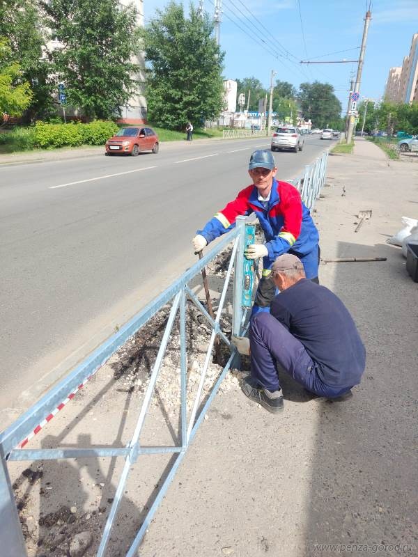 В Пензе приступили к установке светофоров в местах концентрации ДТП