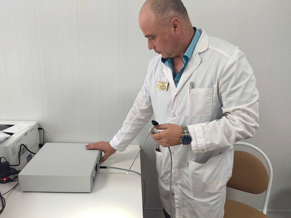 В Башмаковскую районную больницу поступил новый риноскоп стоимостью больше 300 тысяч рублей