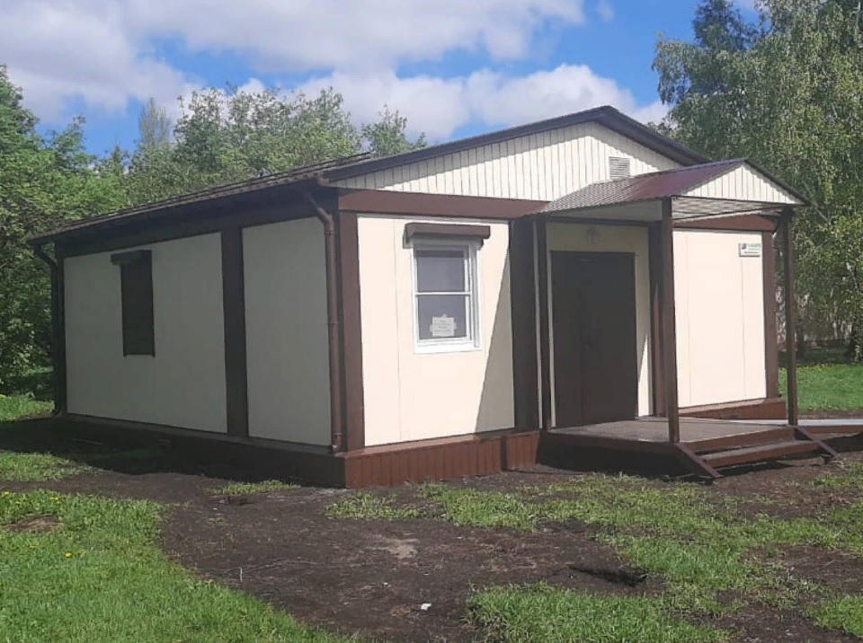 В Мокшанском районе возводят третий ФАП с начала мая