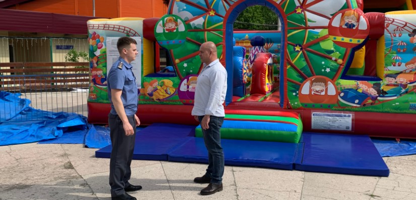 В пензенском парке «Комсомольский» аттракционы проверили на безопасность