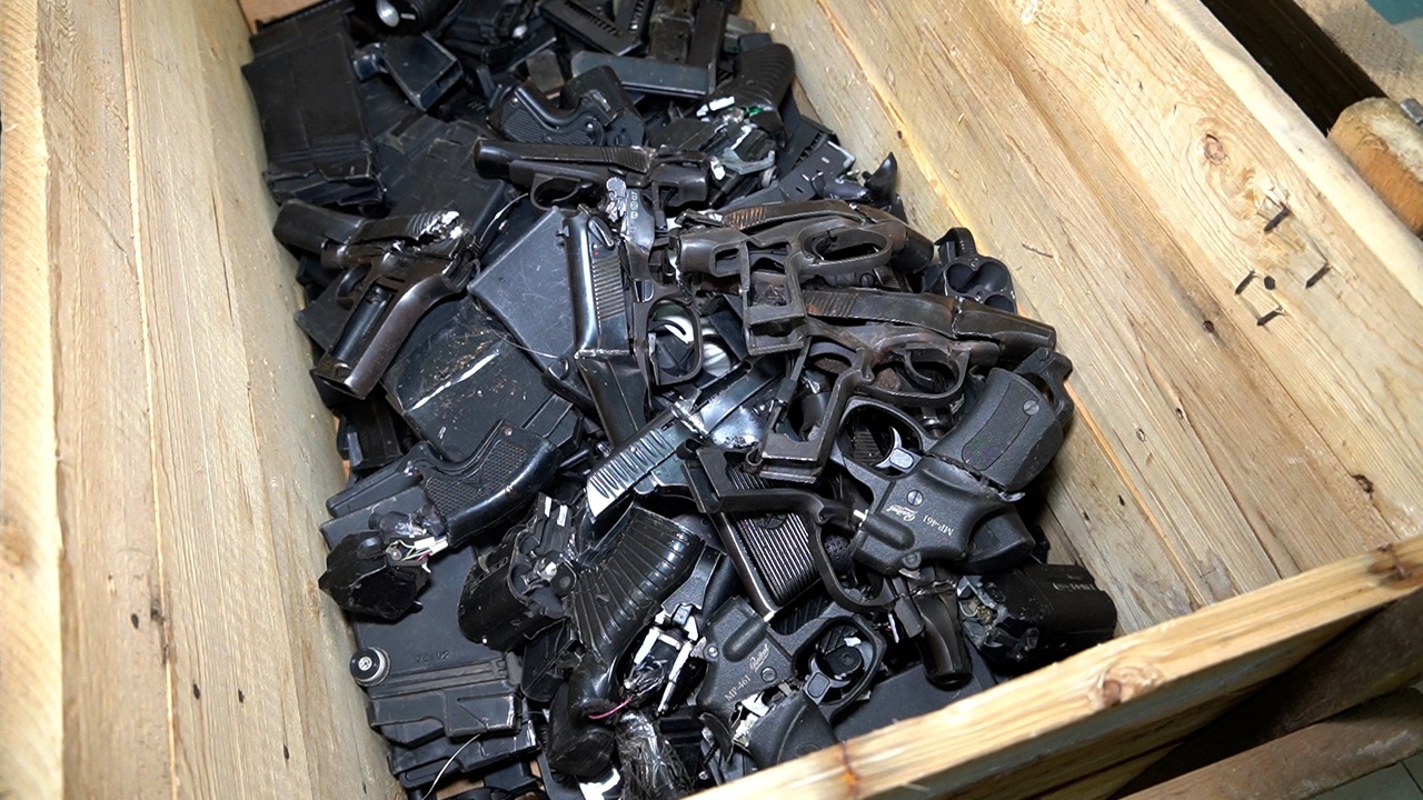 В Пензенской области уничтожили более 2 000 единиц огнестрельного оружия