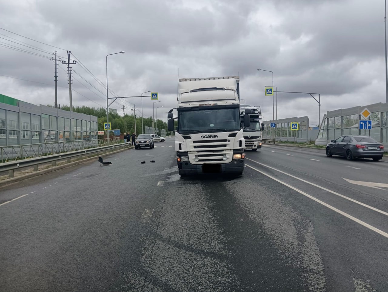 В Мокшанском районе сбитый грузовиком мужчина умер в машине скорой помощи