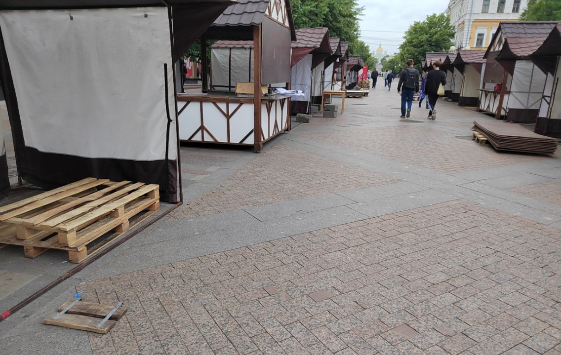 В Пензе «заброшенный рынок» с улицы Московской пообещали убрать до конца дня