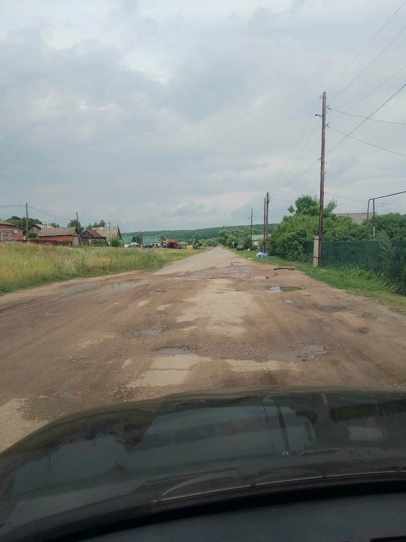 Пензенцы пожаловались на дорогу в селе Зеленовка Сердобского района