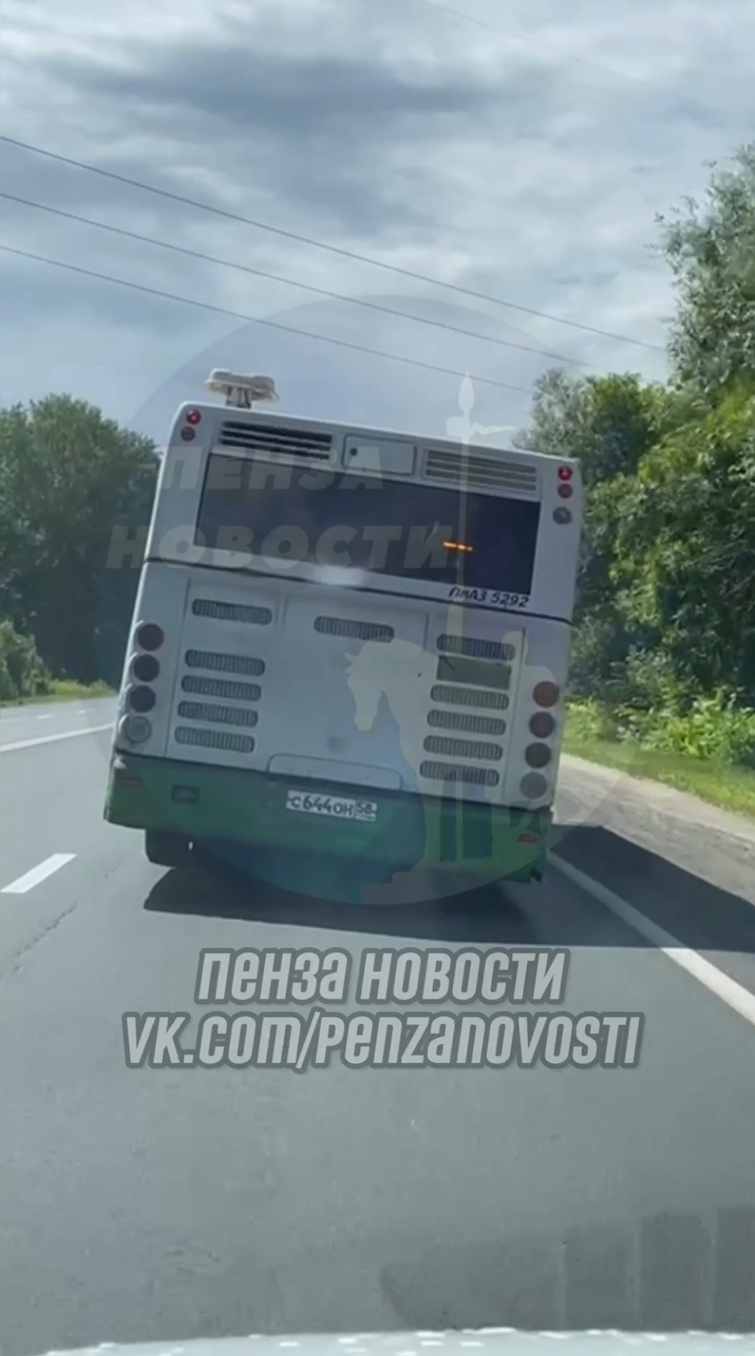 Пензенцы пожаловались на опасный автобус, перевозящий детей из лагеря