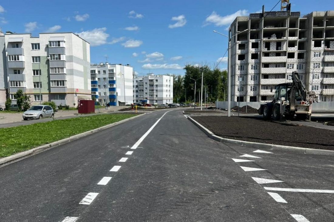 В Заре завершилось строительство дороги по улице Мясникова