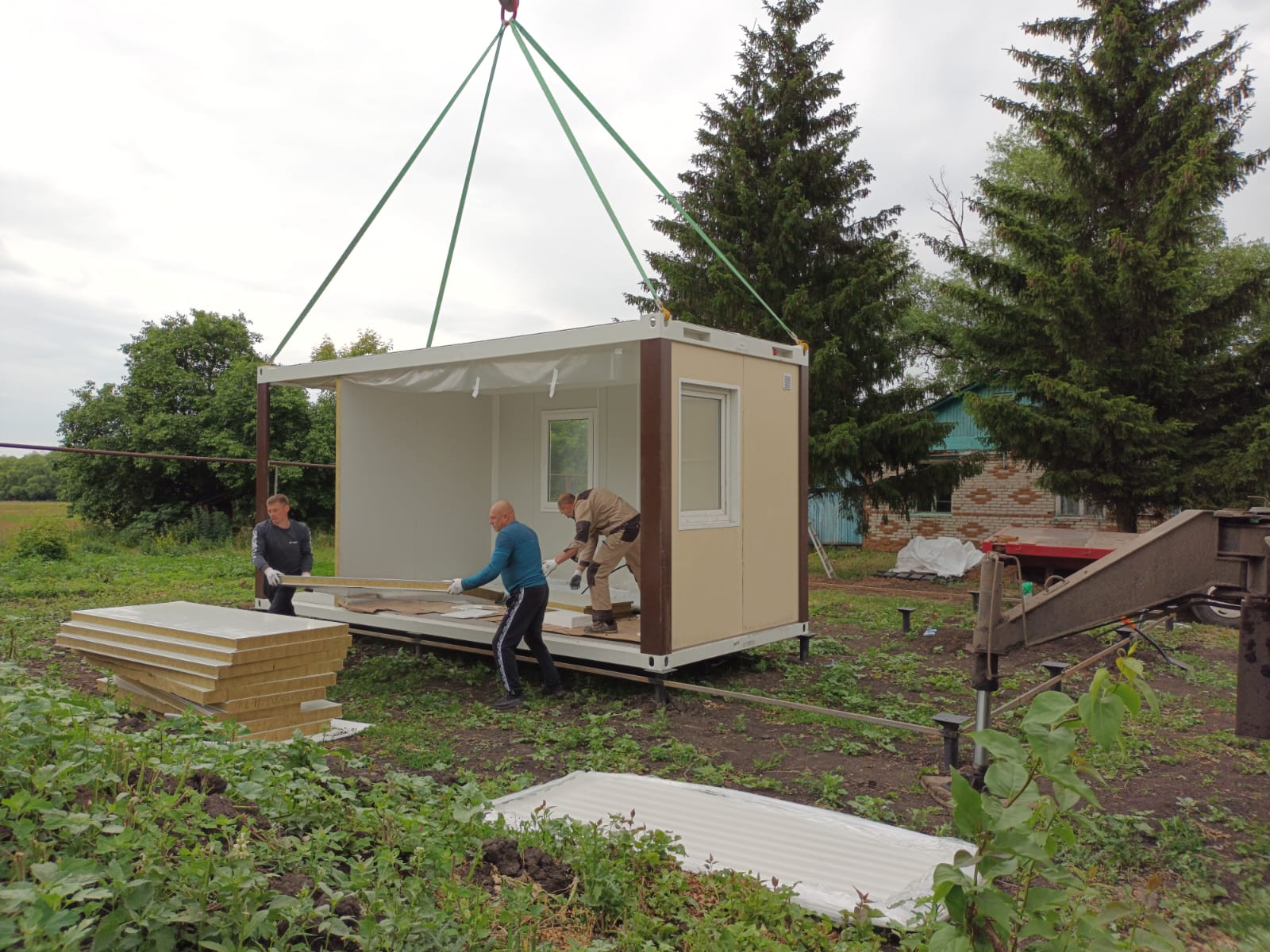 В Башмаковском районе начали возводить новый ФАП для жителей трех сел и одной деревни