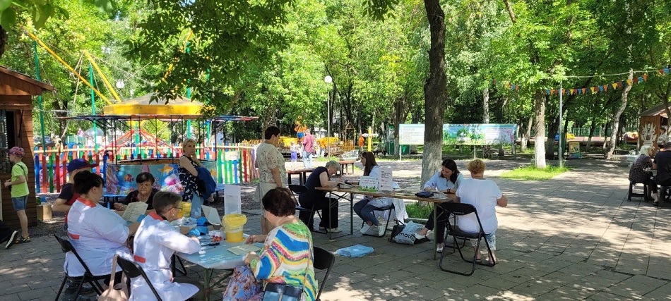Пензенцы прошли медосмотры в Детском парке