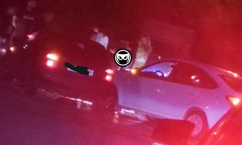 В Пензе на дублере Окружной ночью столкнулись два авто