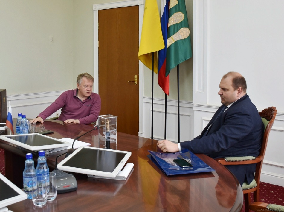 Александр Басенко встретился с главой администрации города Чебоксары