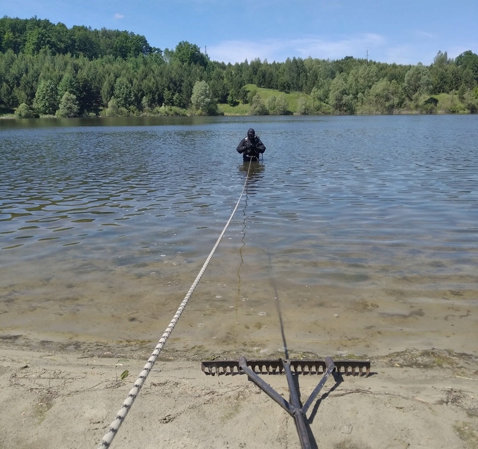 В Неверкинском районе водолазы обследовали водоемы для купания
