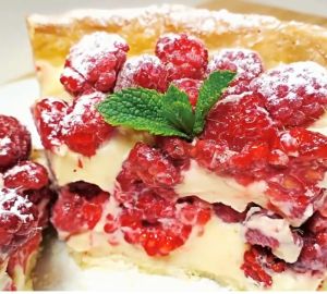 Готовим малиновый тарт с творогом
