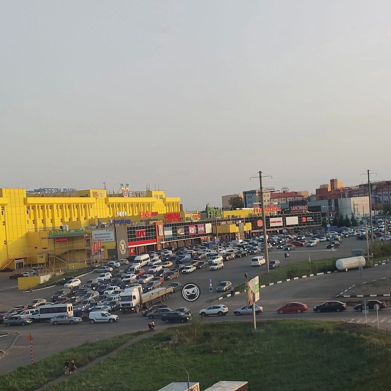 В Терновке образовалась огромная пробка