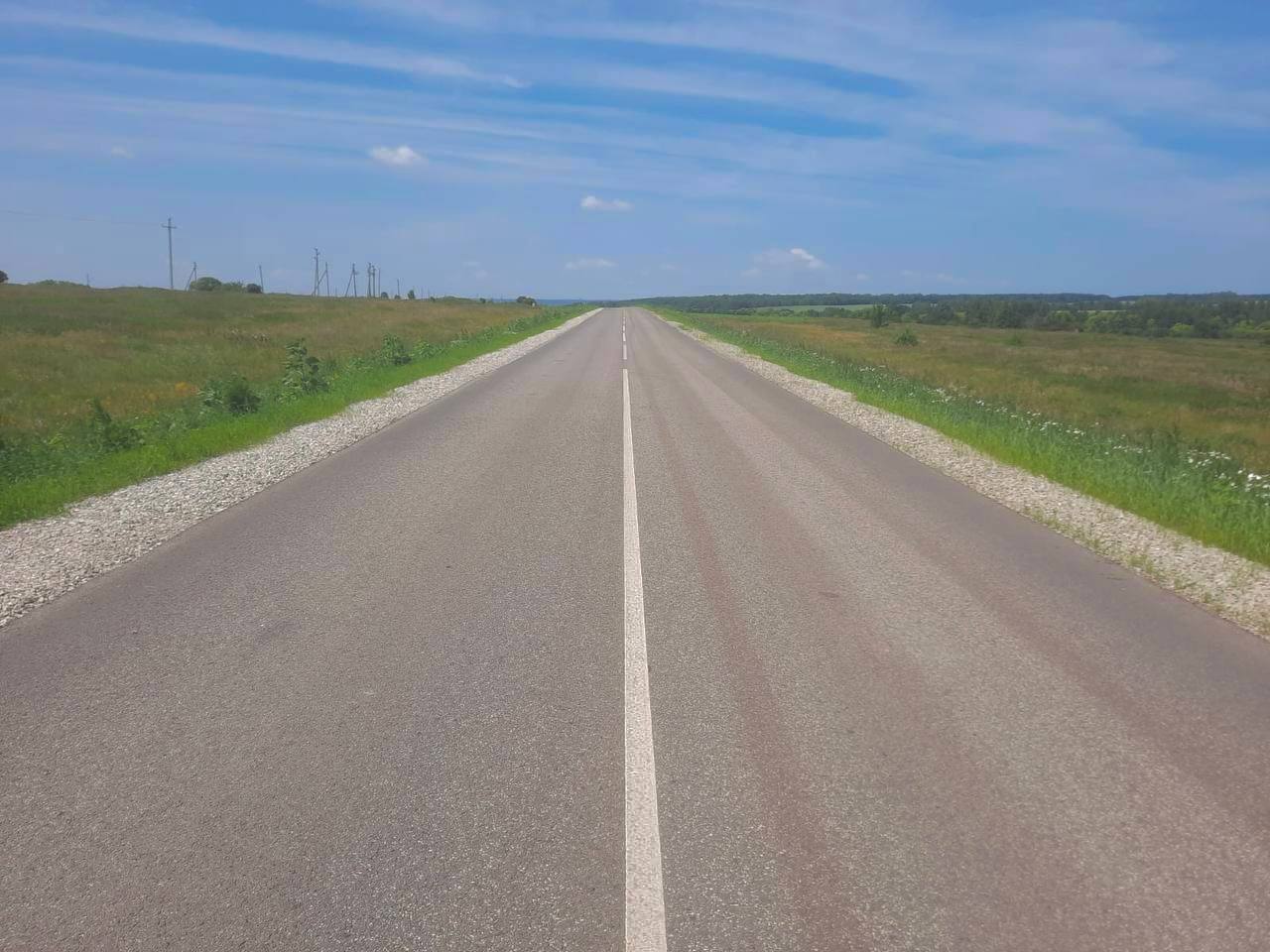 В Малосердобиснком районе завершился ремонт дороги по нацпроекту «БКД»