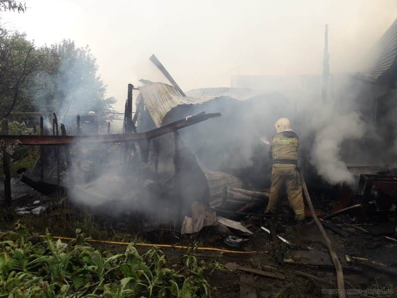 В Пензе за минувшие выходные случилось четыре пожара