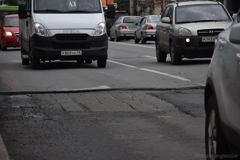 В пензенской администрации потребовали восстановить асфальт без заплаток