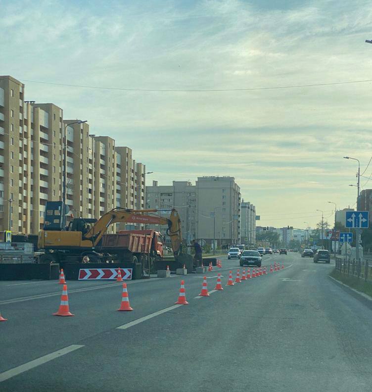 Жителей ГПЗ предупредили о частичном перекрытии дороги на улице Антонова