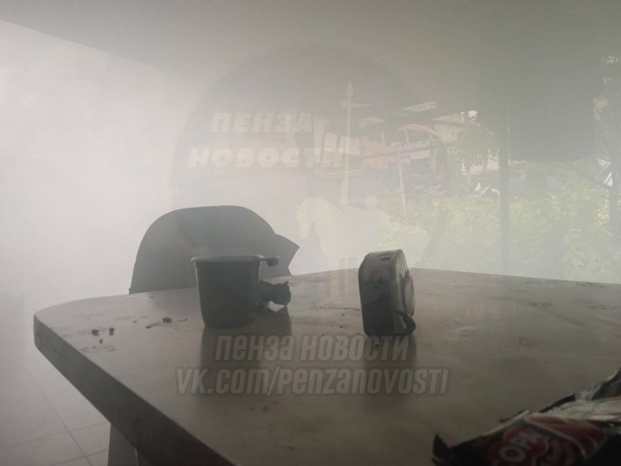 Жители Пензы рассказали о пожаре, разгоревшемся из-за мангала