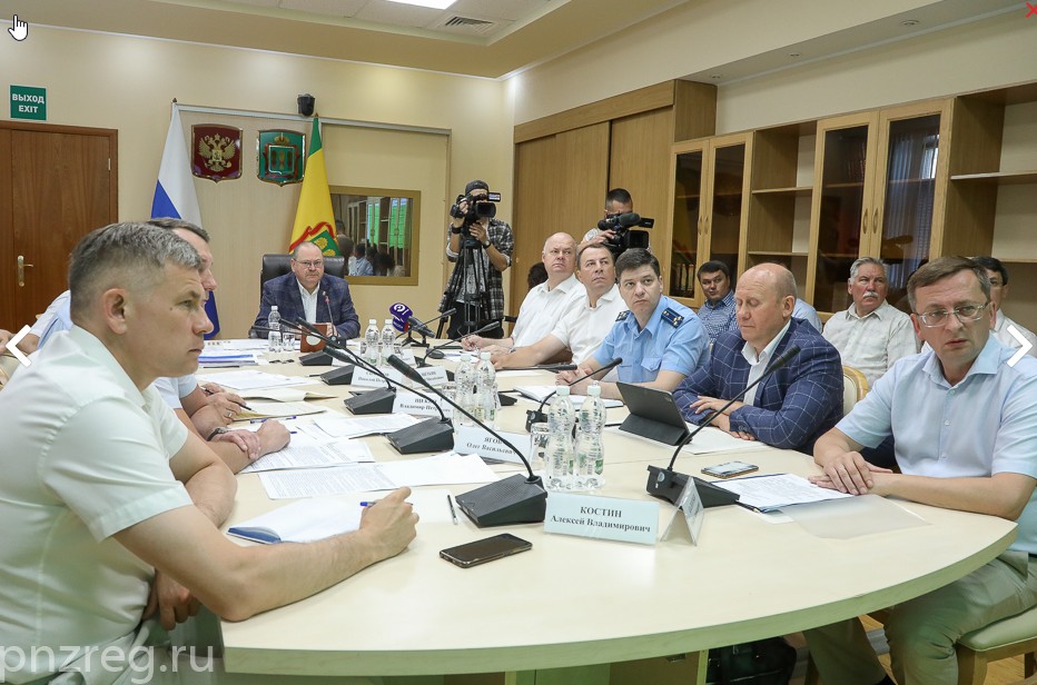 Спикер Заксобрания принял участие в заседании правительства Пензенской области