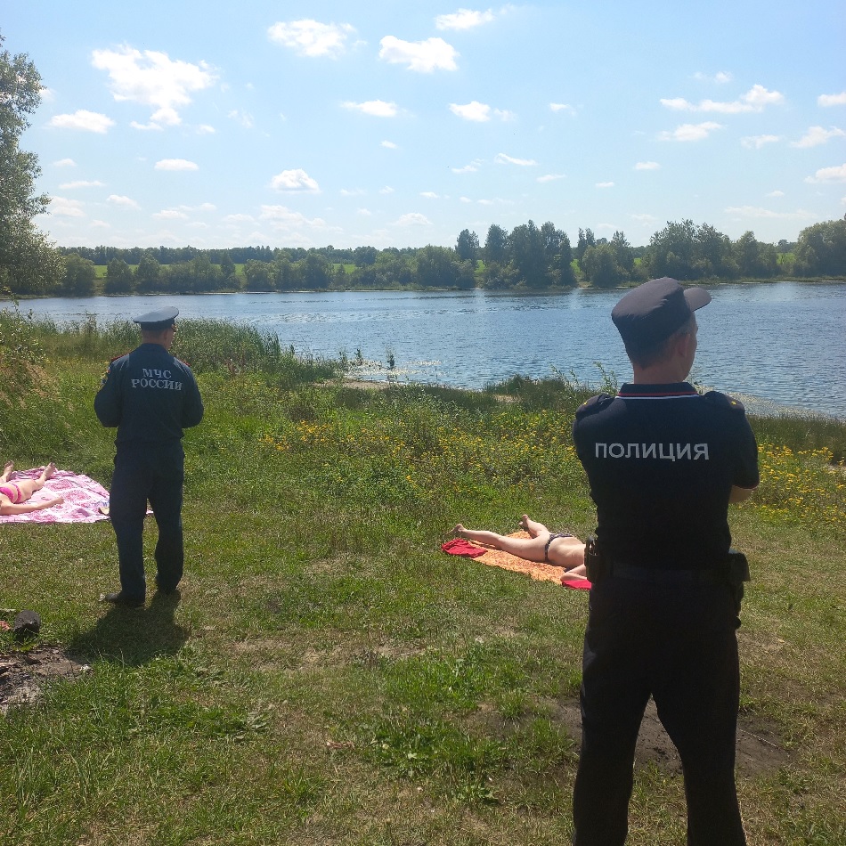 Кузнечане получили административные протоколы за купание в неустановленных местах