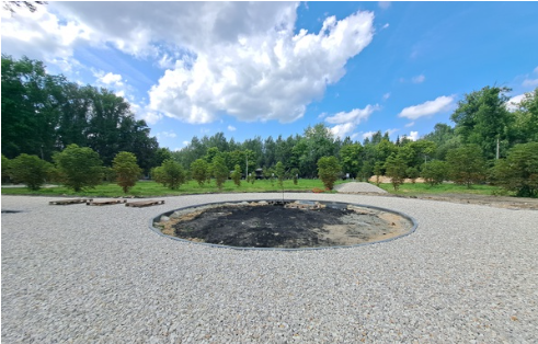 В сердобском парке «Березовая роща» монтируют фонтан и биотуалет