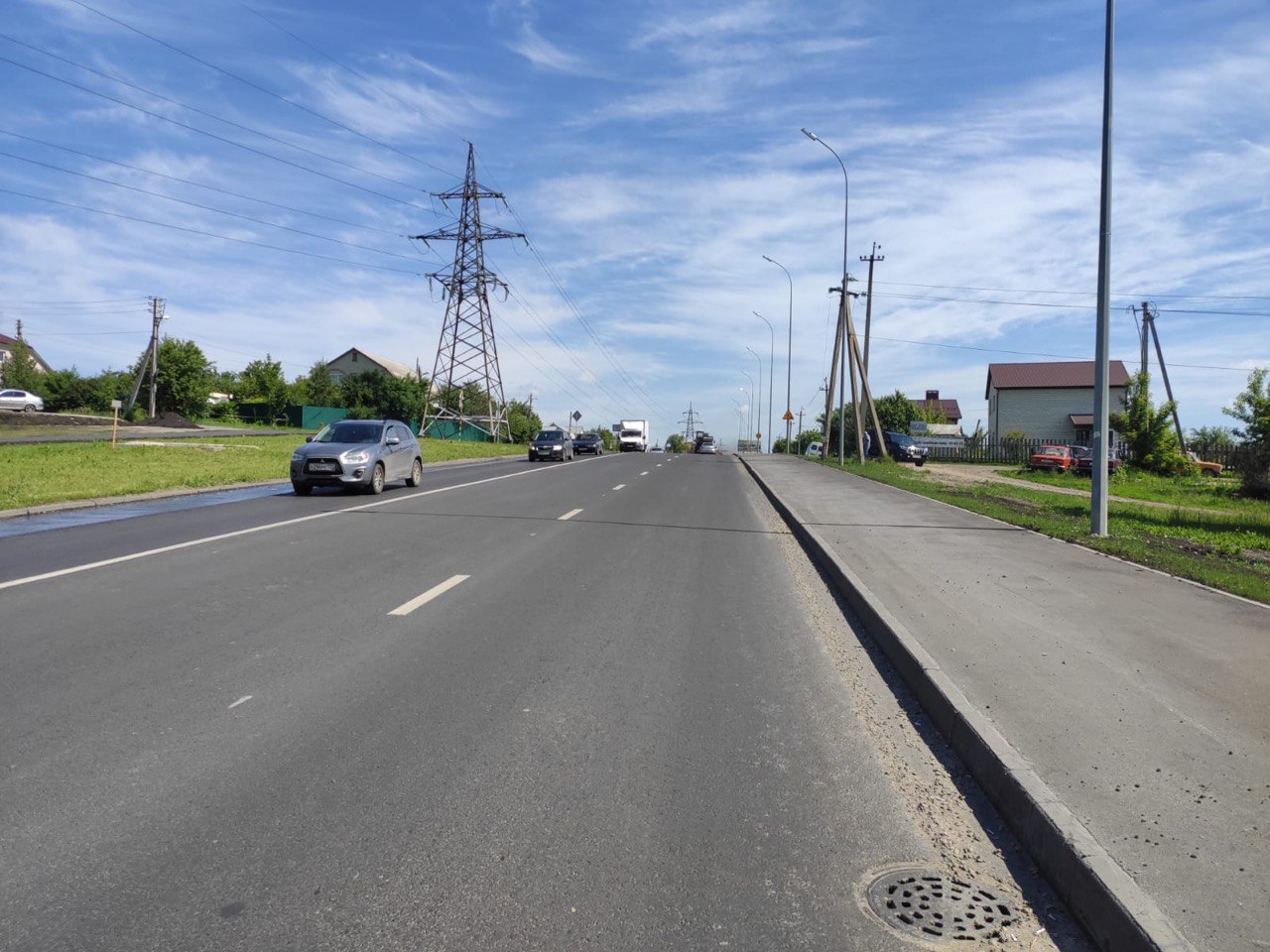 В Пензе раньше срока завершили ремонт дороги на улице Дизельная