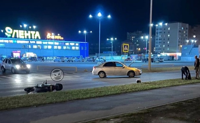 «Парень знатно пролетел»: в Пензе на ГПЗ мотоциклист попал в ДТП