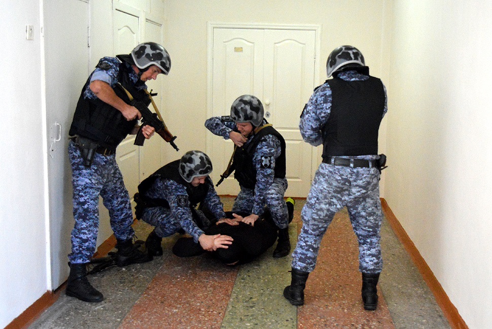 В Сердобске силовики провели учения на случай теракта