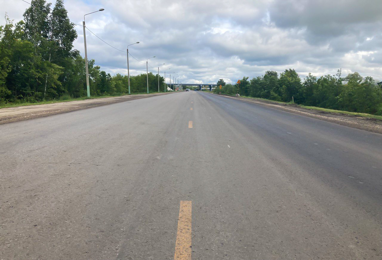 В Пензе раньше срока завершили ремонт дороги на улице Бийская