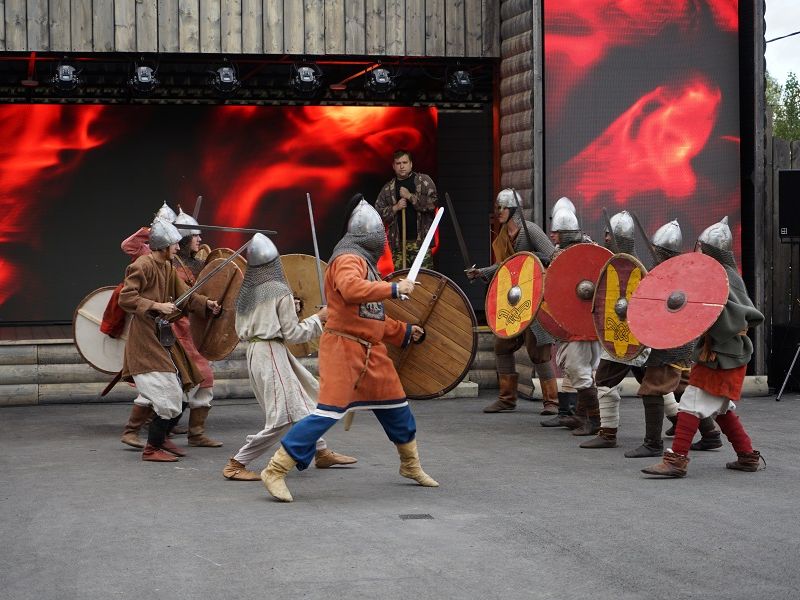 В Пензенском районе состоялся фестиваль "Золотаревское городище". Фоторепортаж
