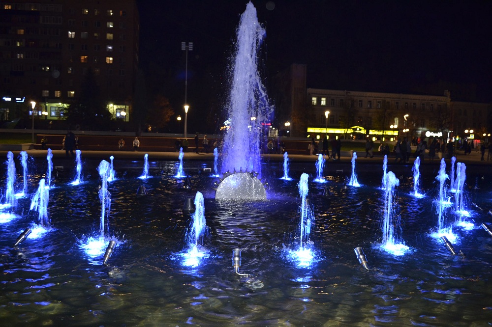 В День ВДВ в Пензе осушили главный фонтан