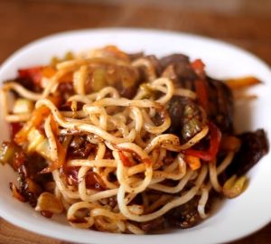 Готовим лагман по-уйгурски гуйру цомян